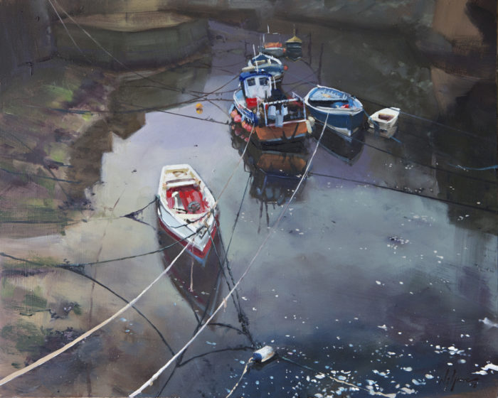 Boats and ropes, Staithes