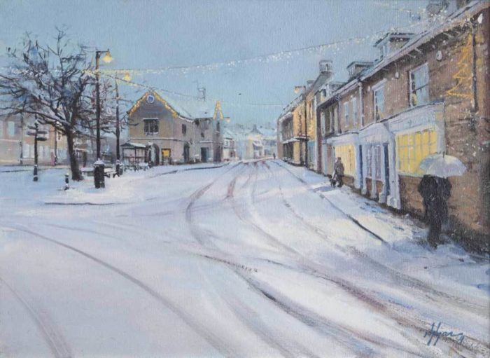 Snow in Oundle, Giclee Print, 1/100