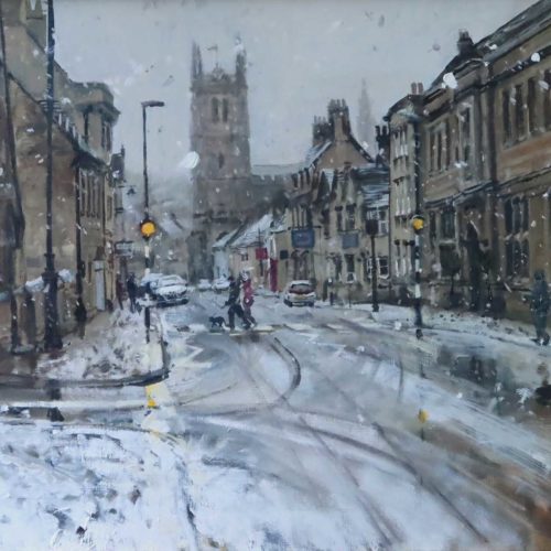 Settling Snow, St Martins, Stamford