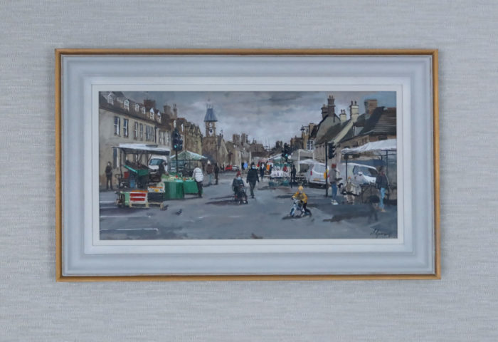 Market Day Oil Painting Nick Grove
