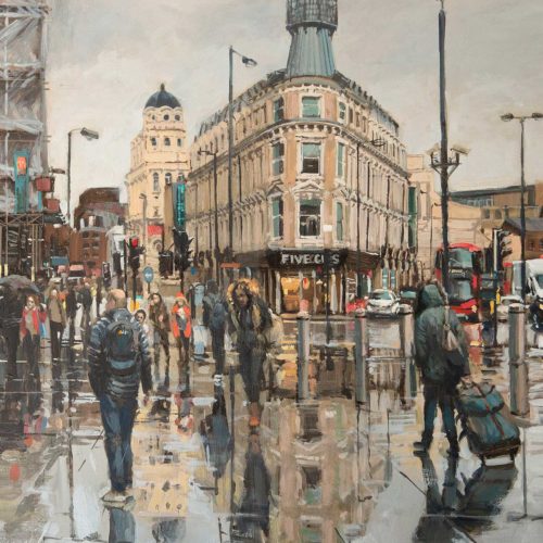 The Lighthouse Kings Cross Painting by British Artist Nick Grove