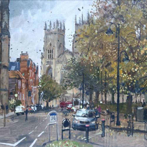 York paintings by all weather plein air painter and artist Nick Grove. York paintings, oil on board and canvas. Painted on location.