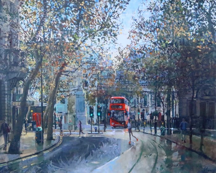 Charing Cross Road painting by Nick Grove