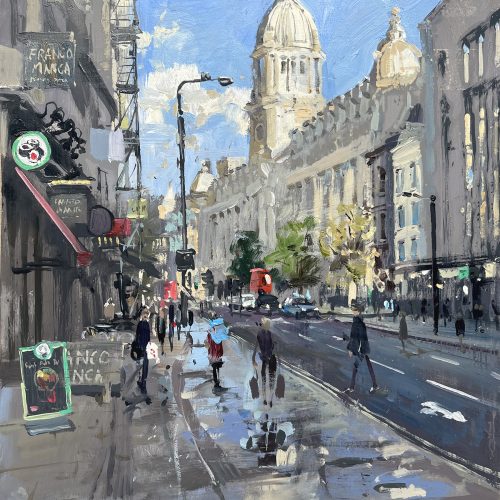 Oil Painting of High Holborn by Nick Grove