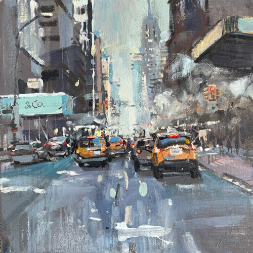 5th Avenue New York painting by nick grove